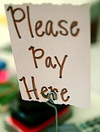 Please pay here