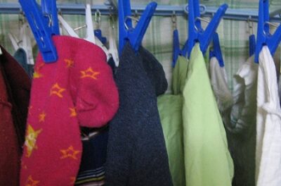 drying clothes