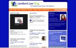 The new Landlord Law Blog home page