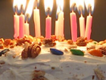 candles on the cake