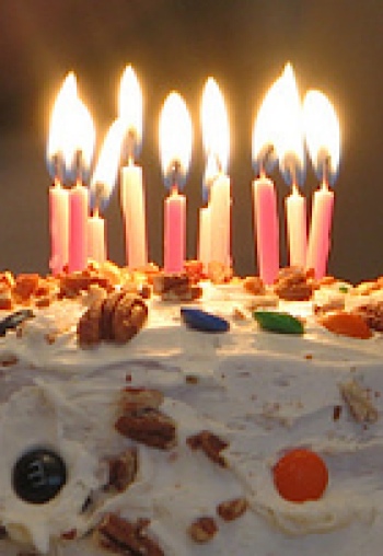 candles on the cake