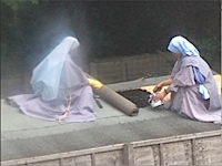 nuns in action