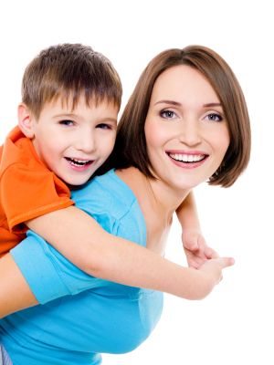 Mother and son