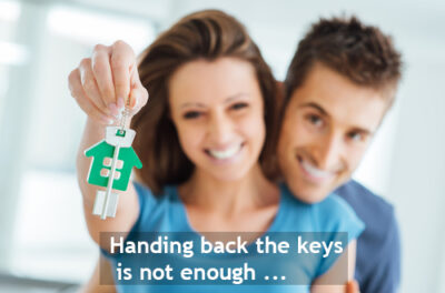 Handing back the keys is not enough ...