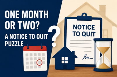 Tenants Notices to Quit