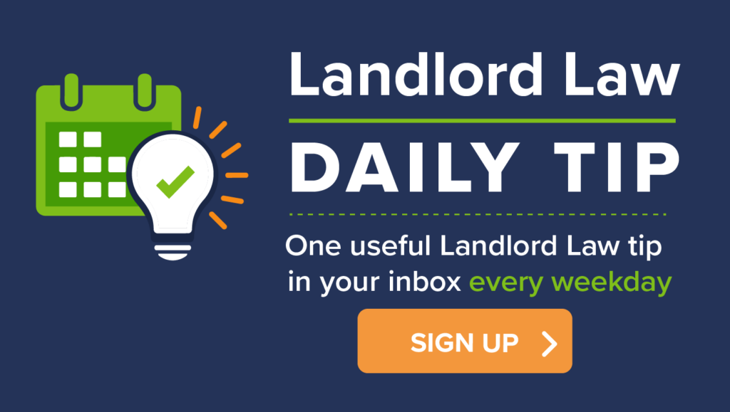 Landlord Law Daily Tip Bubble 2